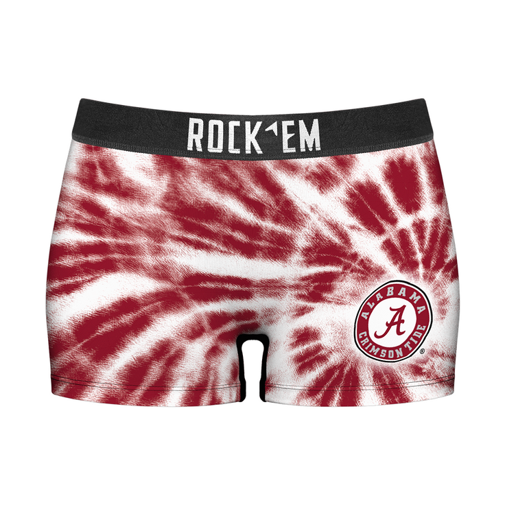 Women's Boy Shorts - Alabama Crimson Tide - Team Tie Dye - {{variant_title}}