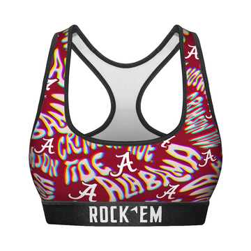 Women's Sports Bra - Alabama Crimson Tide - Twisted Wordmark