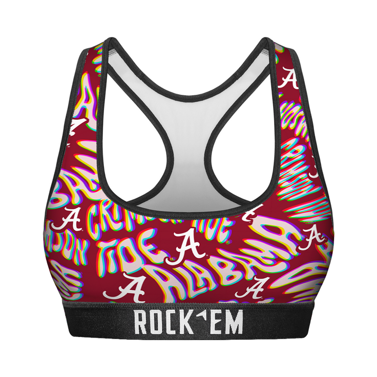 Women's Sports Bra - Alabama Crimson Tide - Twisted Wordmark - {{variant_title}}