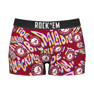 Women's Boy Shorts - Alabama Crimson Tide - Twisted Wordmark