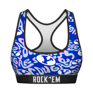 Women's Sports Bra - BYU Cougars - Twisted Wordmark