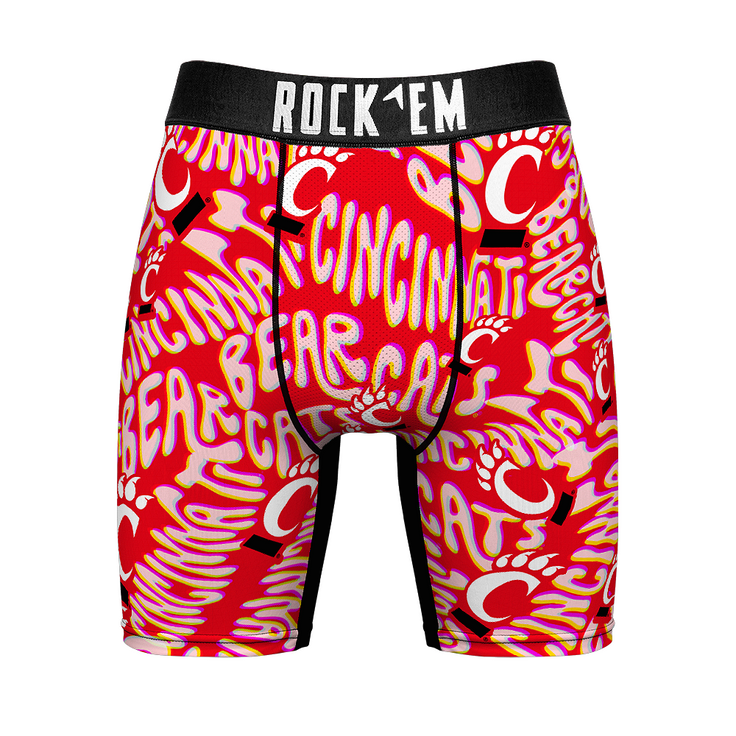 Boxer Briefs - Cincinnati Bearcats - Twisted Wordmark - {{variant_title}}