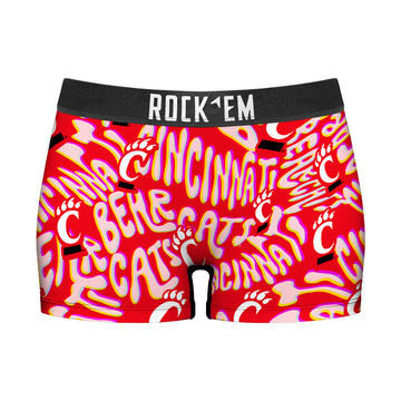 Women's Boy Shorts - Cincinnati Bearcats - Twisted Wordmark