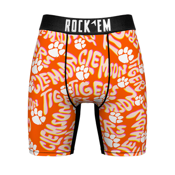 Boxer Briefs - Clemson Tigers - Twisted Wordmark