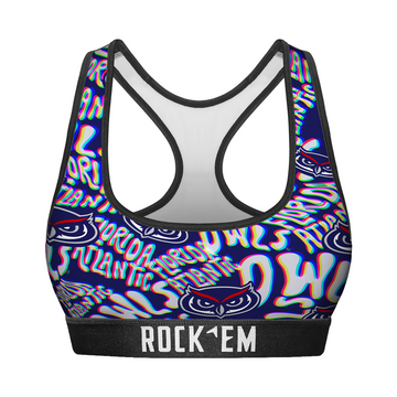 Women's Sports Bra - FAU Owls - Twisted Wordmark