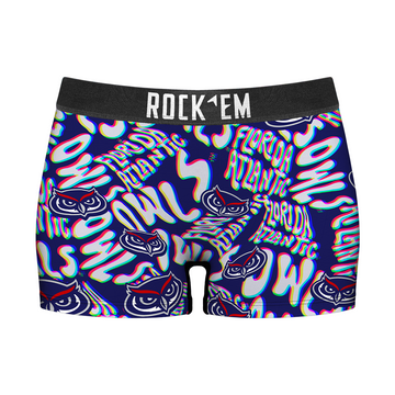 Women's Boy Shorts - FAU Owls - Twisted Wordmark