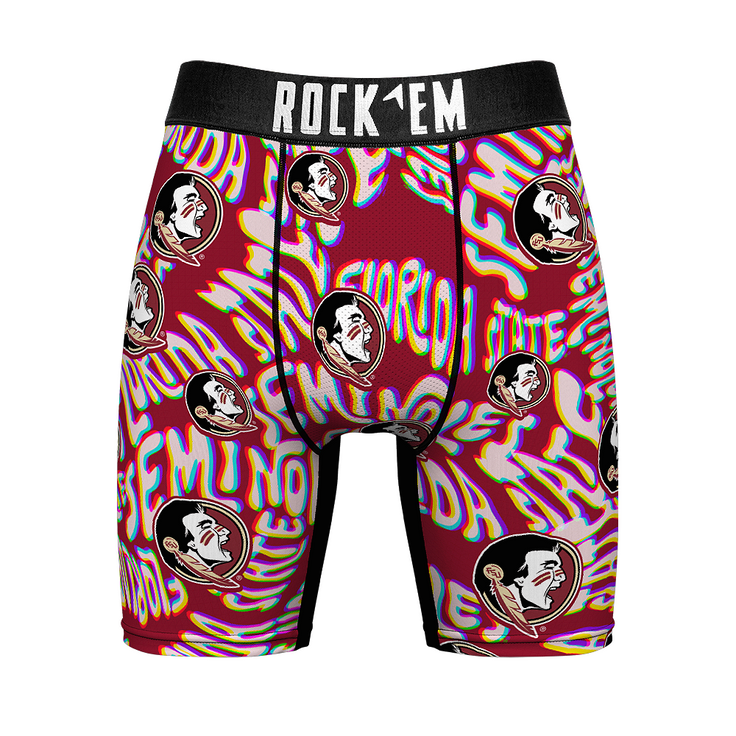 Boxer Briefs - Florida State Seminoles - Twisted Wordmark - {{variant_title}}
