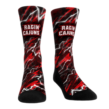 Louisiana Lafayette Rajin' Cajuns - Halftone Shock