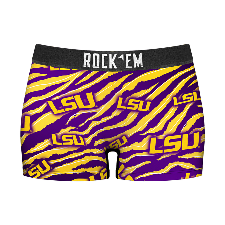 Women's Boy Shorts - LSU Tigers - Tiger Stripes - {{variant_title}}