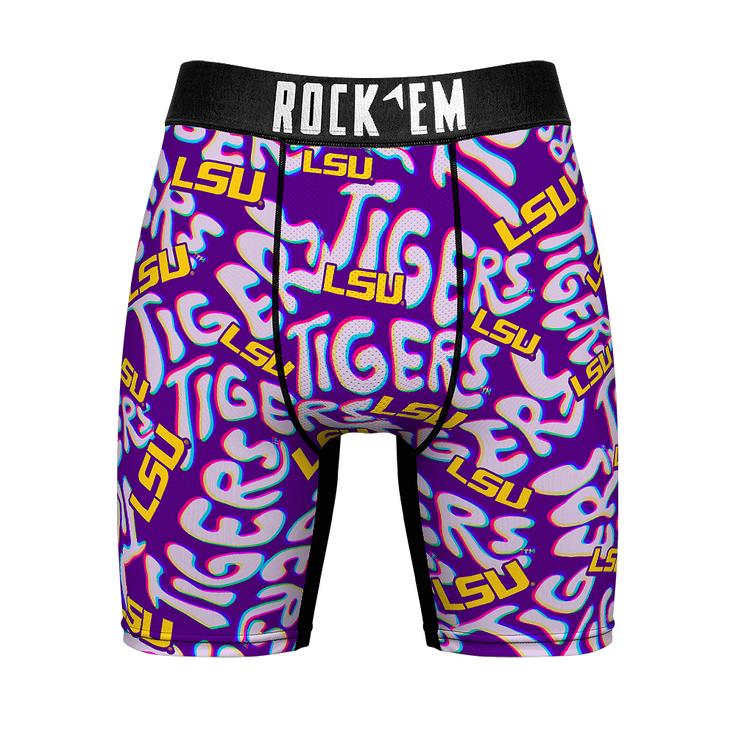 Boxer Briefs - LSU Tigers - Twisted Wordmark - {{variant_title}}
