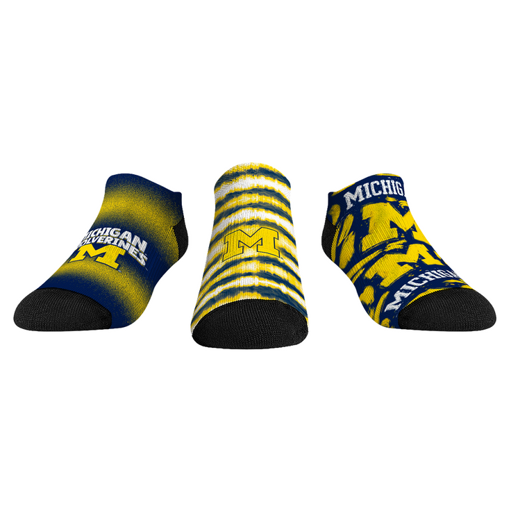 Michigan Wolverines - Low Cut  - Make Some Noise (3-Pack) - {{variant_title}}
