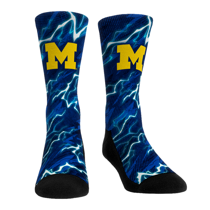 Michigan Wolverines - Halftone Shock