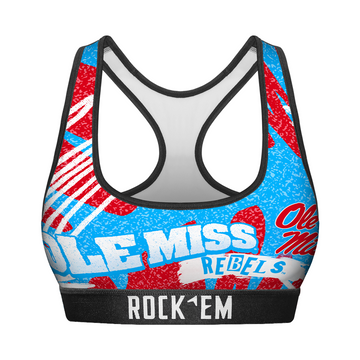 Women's Sports Bra - Ole Miss Rebels - Team Blast