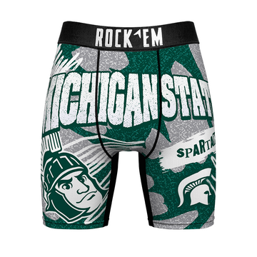 Boxer Briefs - Michigan State Spartans - Team Blast