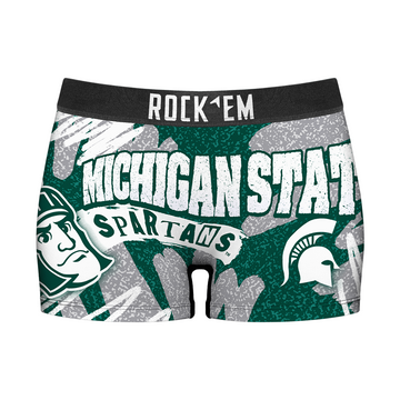 Women's Boy Shorts - Michigan State Spartans - Team Blast