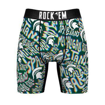 Boxer Briefs - Michigan State Spartans - Twisted Wordmark