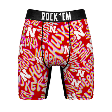 Boxer Briefs - Nebraska Cornhuskers - Twisted Wordmark