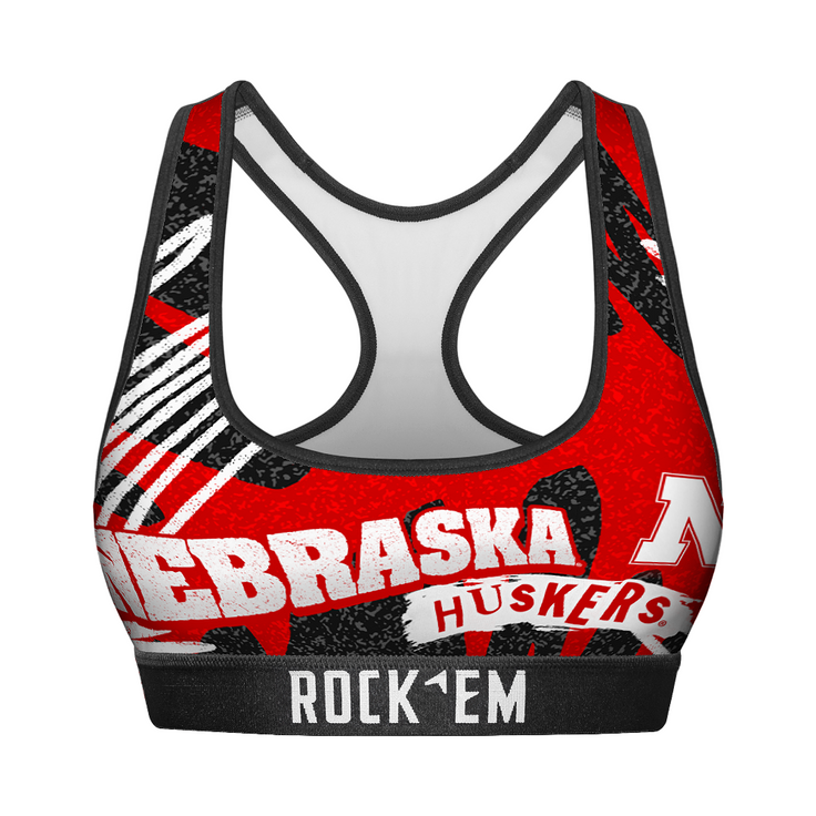 Women's Sports Bra - Nebraska Huskers - Team Blast - {{variant_title}}