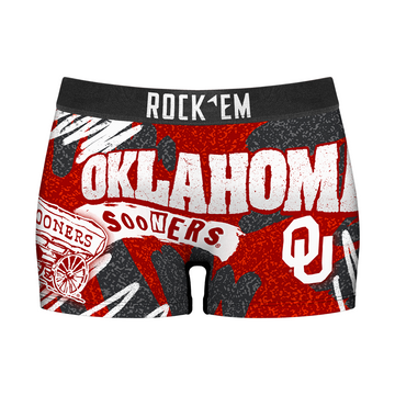 Women's Boy Shorts - Oklahoma Sooners - Team Blast