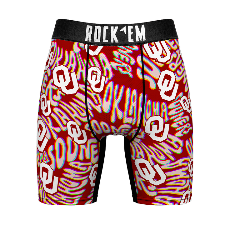 Boxer Briefs - Oklahoma Sooners - Twisted Wordmark - {{variant_title}}