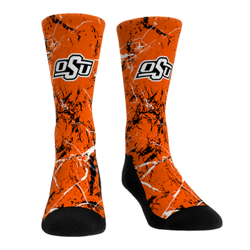 Oklahoma State Cowboys - Cracked Marble