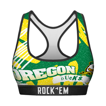 Women's Sports Bra - Oregon Ducks - Team Blast