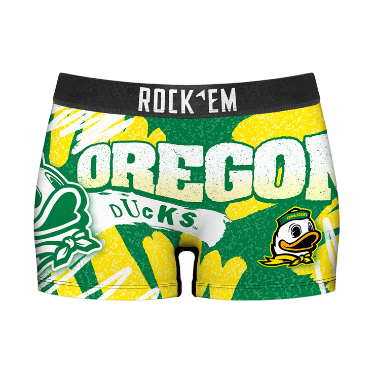 Women's Boy Shorts - Oregon Ducks - Team Blast - {{variant_title}}