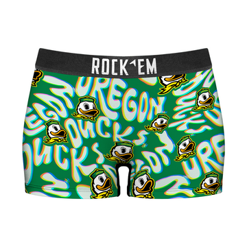 Women's Boy Shorts - Oregon Ducks - Twisted Wordmark