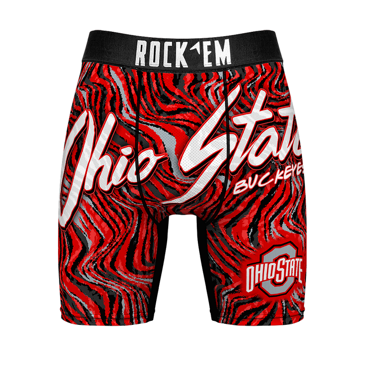 Boxer Briefs - Ohio State Buckeyes - Neon Wave - {{variant_title}}