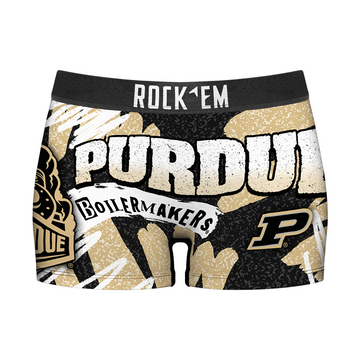 Women's Boy Shorts - Purdue Boilermakers - Team Blast