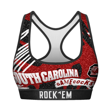 Women's Sports Bra - South Carolina Gamecocks - Team Blast