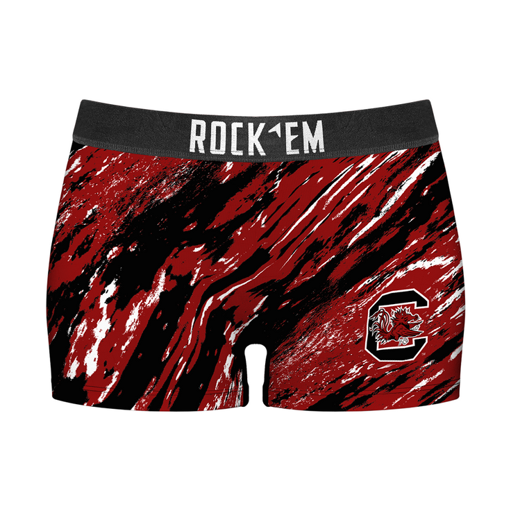 Women's Boy Shorts - South Carolina Gamecocks - Retro Paint - {{variant_title}}