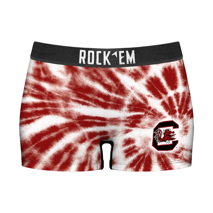 Women's Boy Shorts - South Carolina Gamecocks - Team Tie Dye - {{variant_title}}