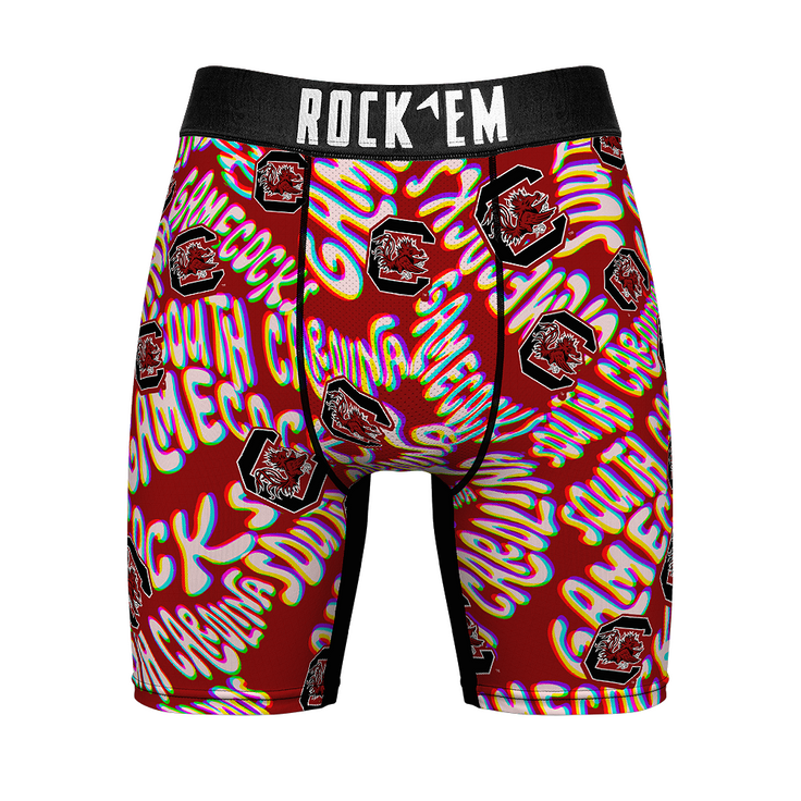 Boxer Briefs - South Carolina Gamecocks - Twisted Wordmark - {{variant_title}}