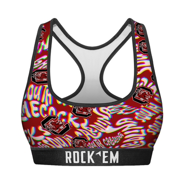 Women's Sports Bra - South Carolina Gamecocks - Twisted Wordmark