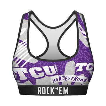 Women's Sports Bra - TCU Horned Frogs - Team Blast