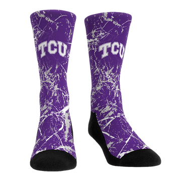TCU Horned Frogs - Cracked Marble