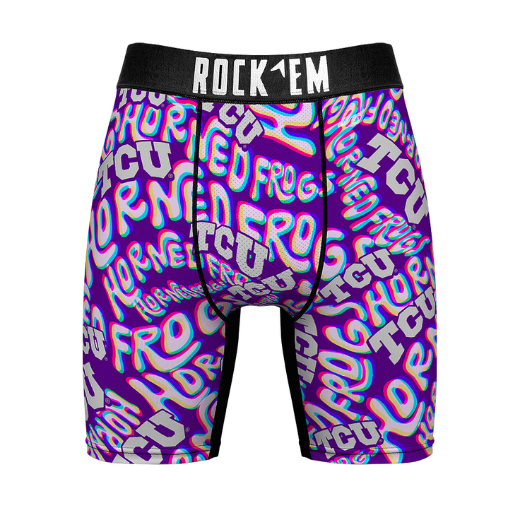 Boxer Briefs - TCU Horned Frogs - Twisted Wordmark - {{variant_title}}
