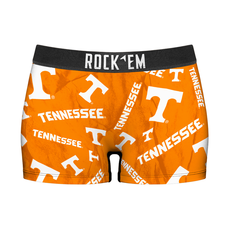 Women's Boy Shorts - Tennessee Volunteers - Logo All-Over - {{variant_title}}