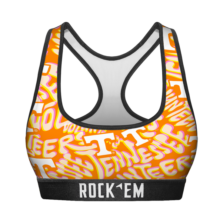 Women's Sports Bra - Tennessee Volunteers - Twisted Wordmark - {{variant_title}}