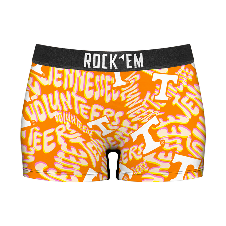 Women's Boy Shorts - Tennessee Volunteers - Twisted Wordmark - {{variant_title}}