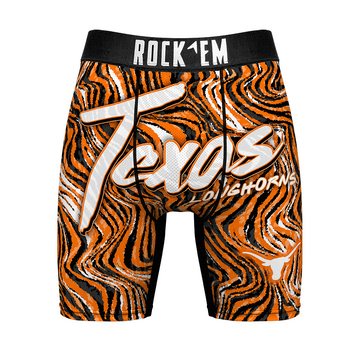 Boxer Briefs - Texas Longhorns - Neon Wave