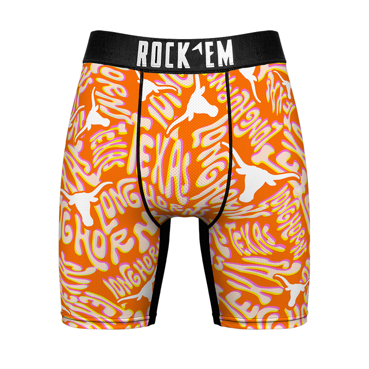 Boxer Briefs - Texas Longhorns - Twisted Wordmark - {{variant_title}}