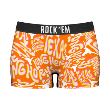 Women's Boy Shorts - Texas Longhorns - Twisted Wordmark