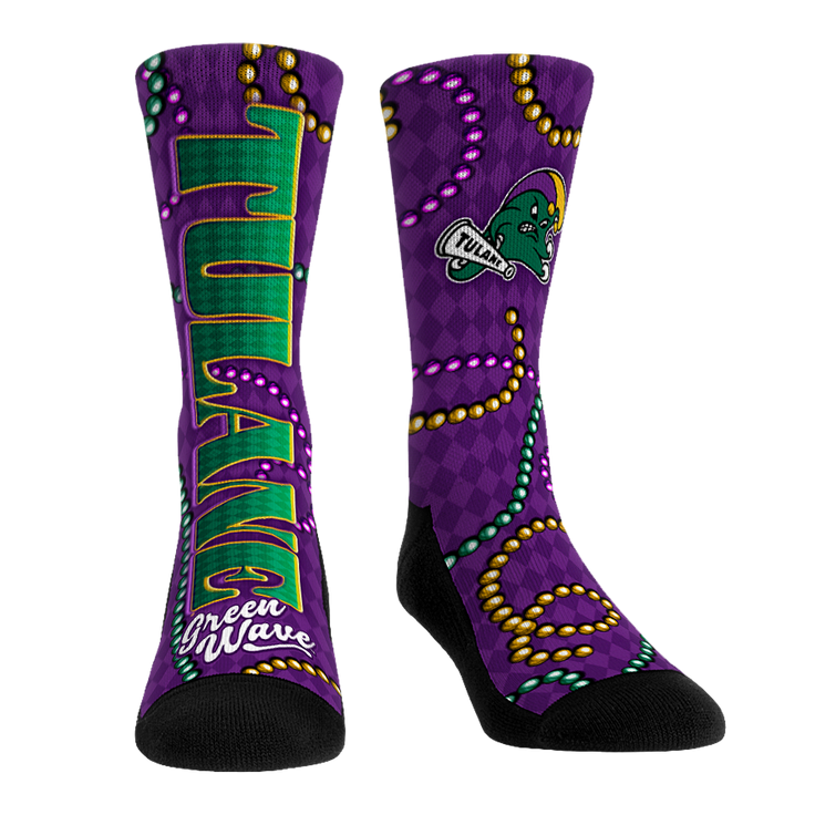 Tulane Green Wave - Mardi Gras Wordmark
