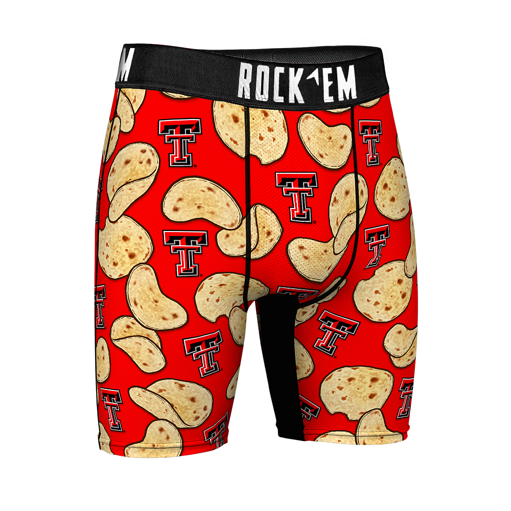 Texas Tech Red Raiders - Boxer Briefs - Tortillas All-Over - Rock 'Em Socks