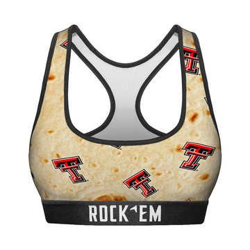Women's Sports Bra - Texas Tech Red Raiders - Full Tortilla