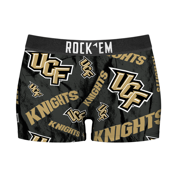 Women's Boy Shorts - UCF Knights - Logo All-Over - {{variant_title}}