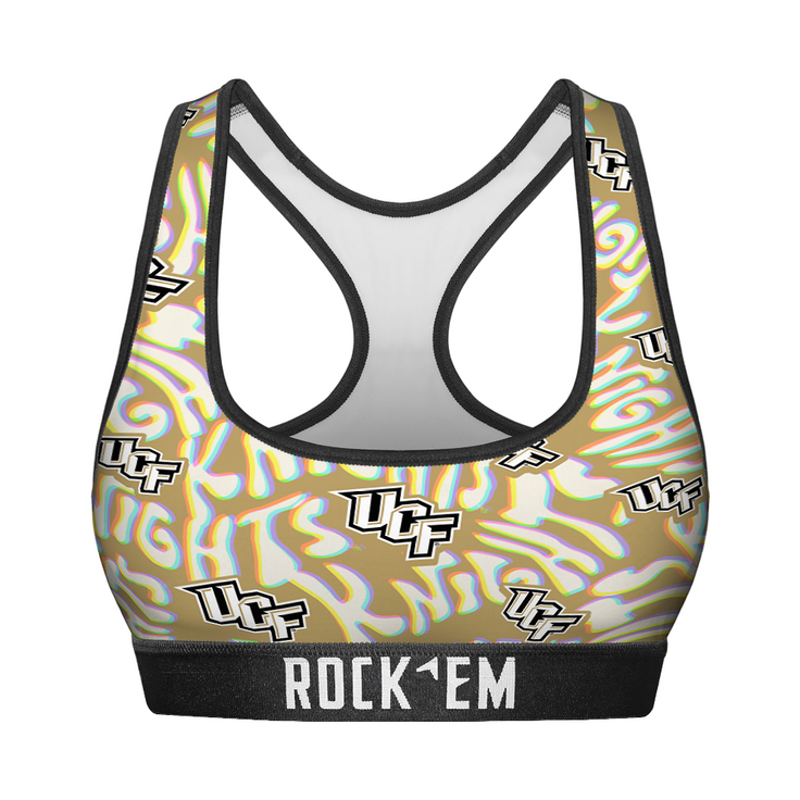 Women's Sports Bra - UCF Knights - Twisted Wordmark - {{variant_title}}