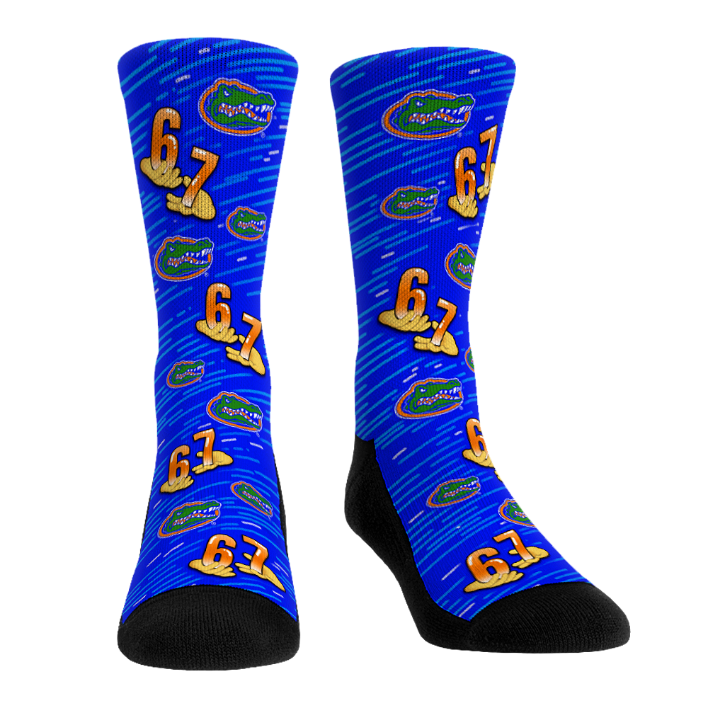 Florida Gators - Six Seven All-Over – Rock 'Em Socks